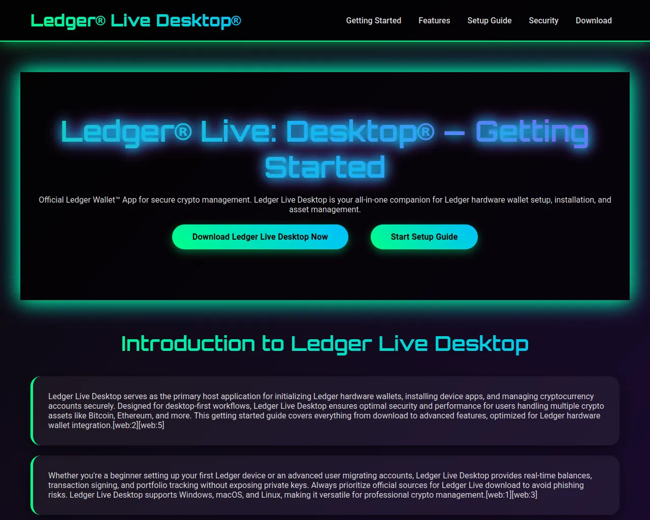 Screenshot of laedger-live-uss.pages.dev
