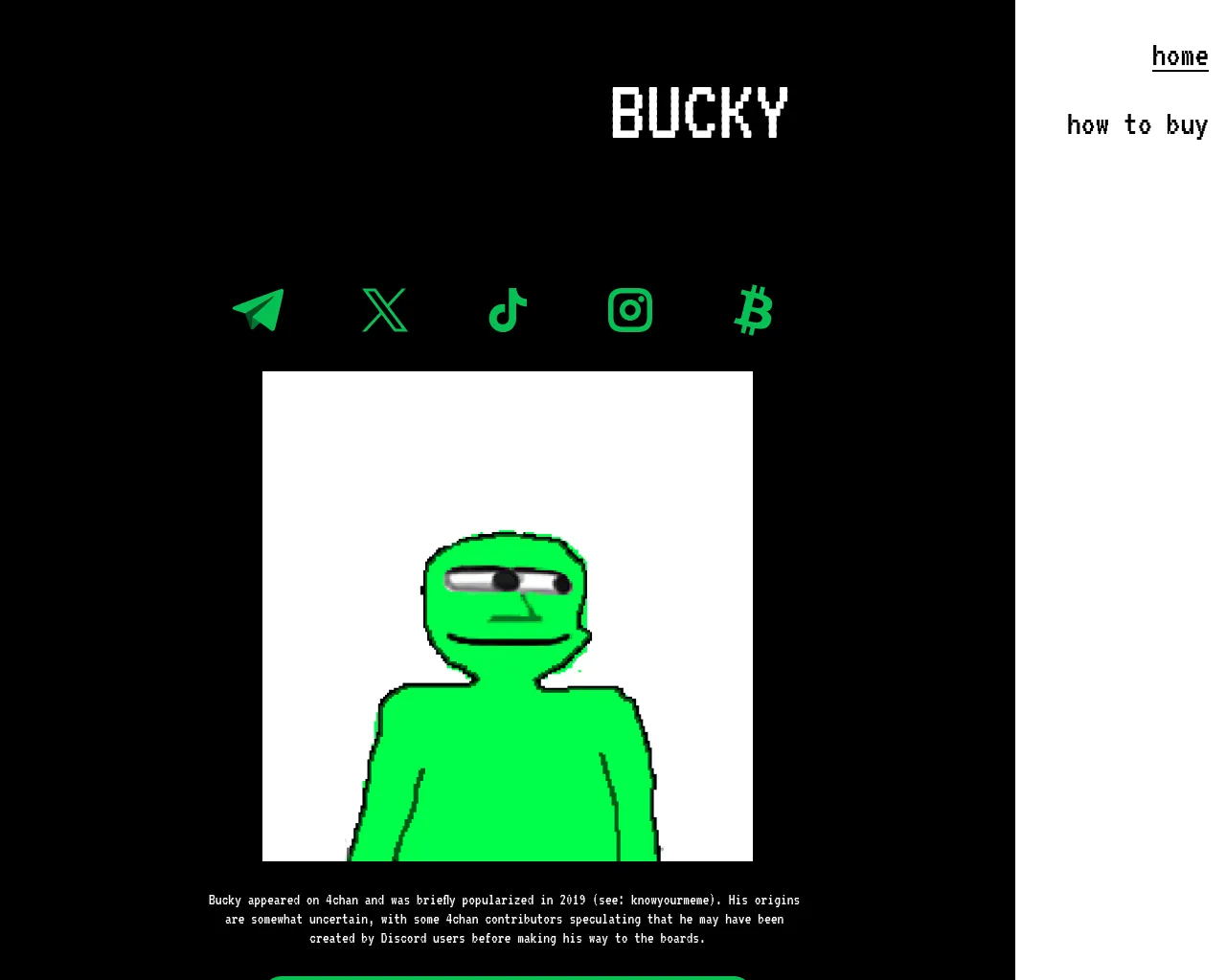 Screenshot of bonkbucky.com