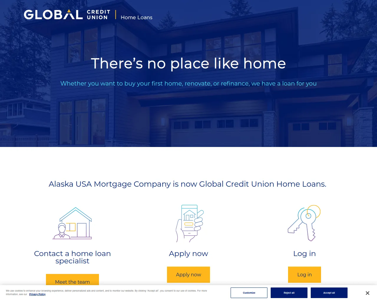 Screenshot of gcuhome.com