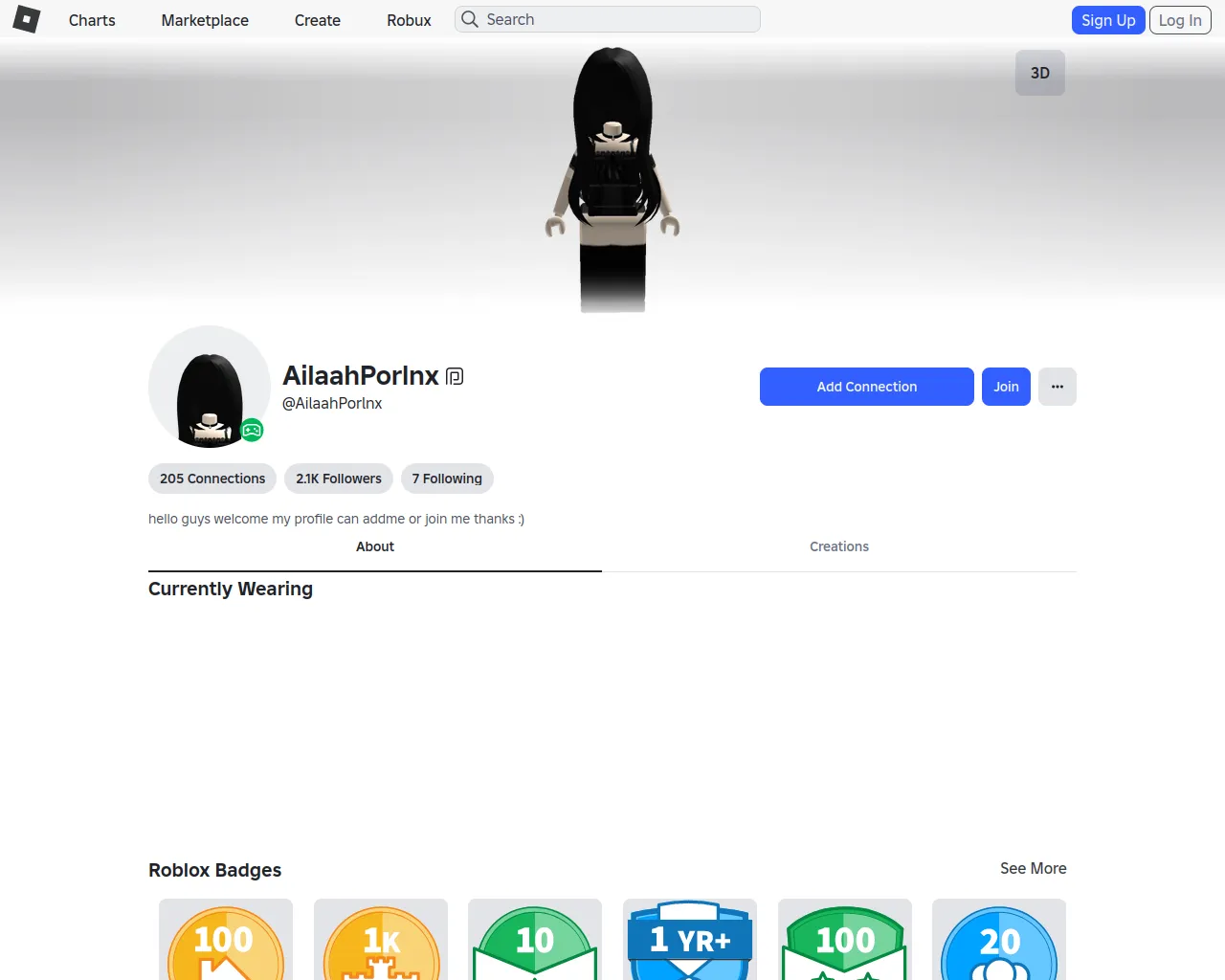 Screenshot of robloxr.cv