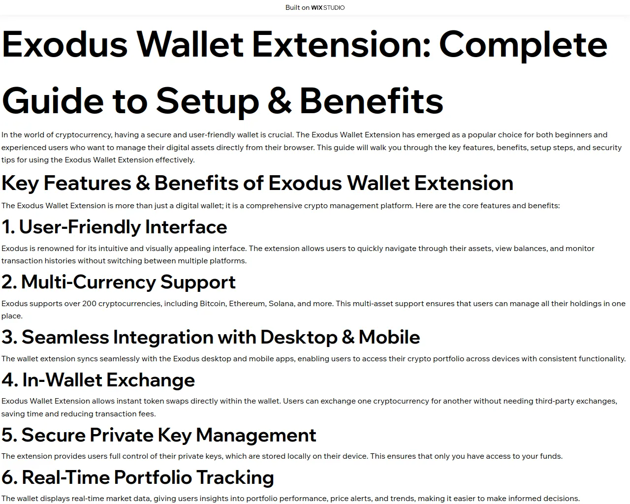 Screenshot of ex-odus.wixstudio.com