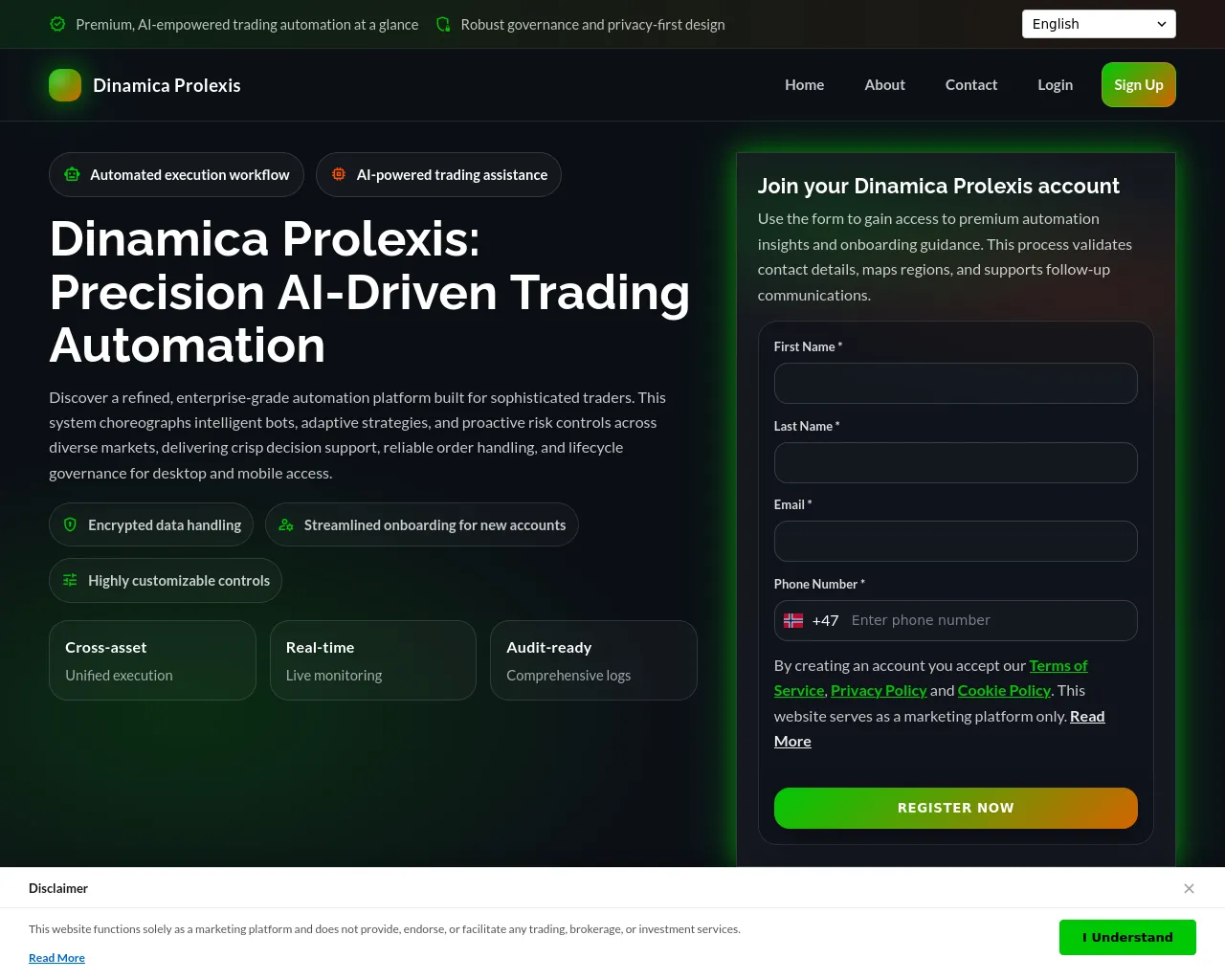 Screenshot of dinamicaprolexis.digital
