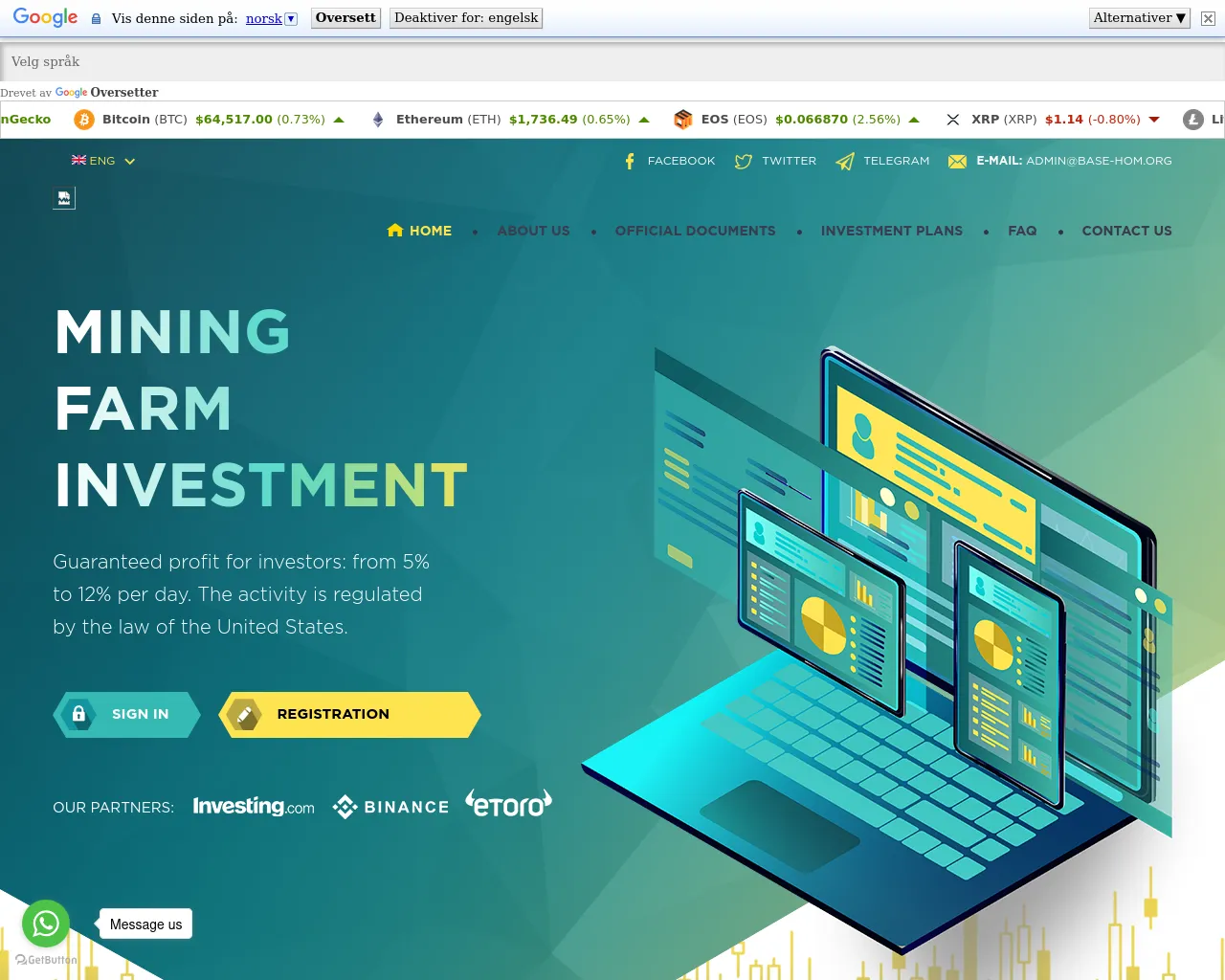 Screenshot of base-hom.org