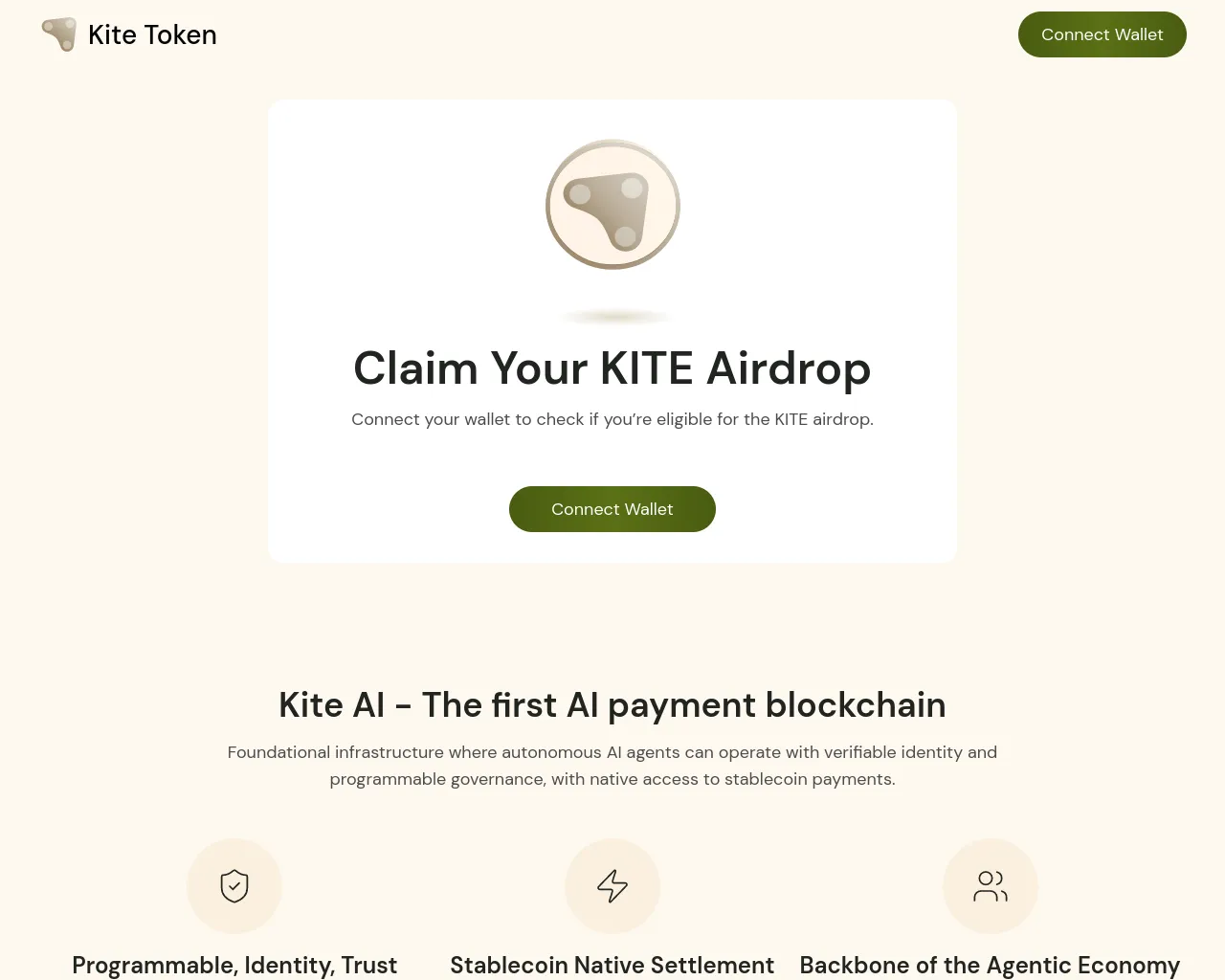 Screenshot of claim-kitefoundation.pages.dev