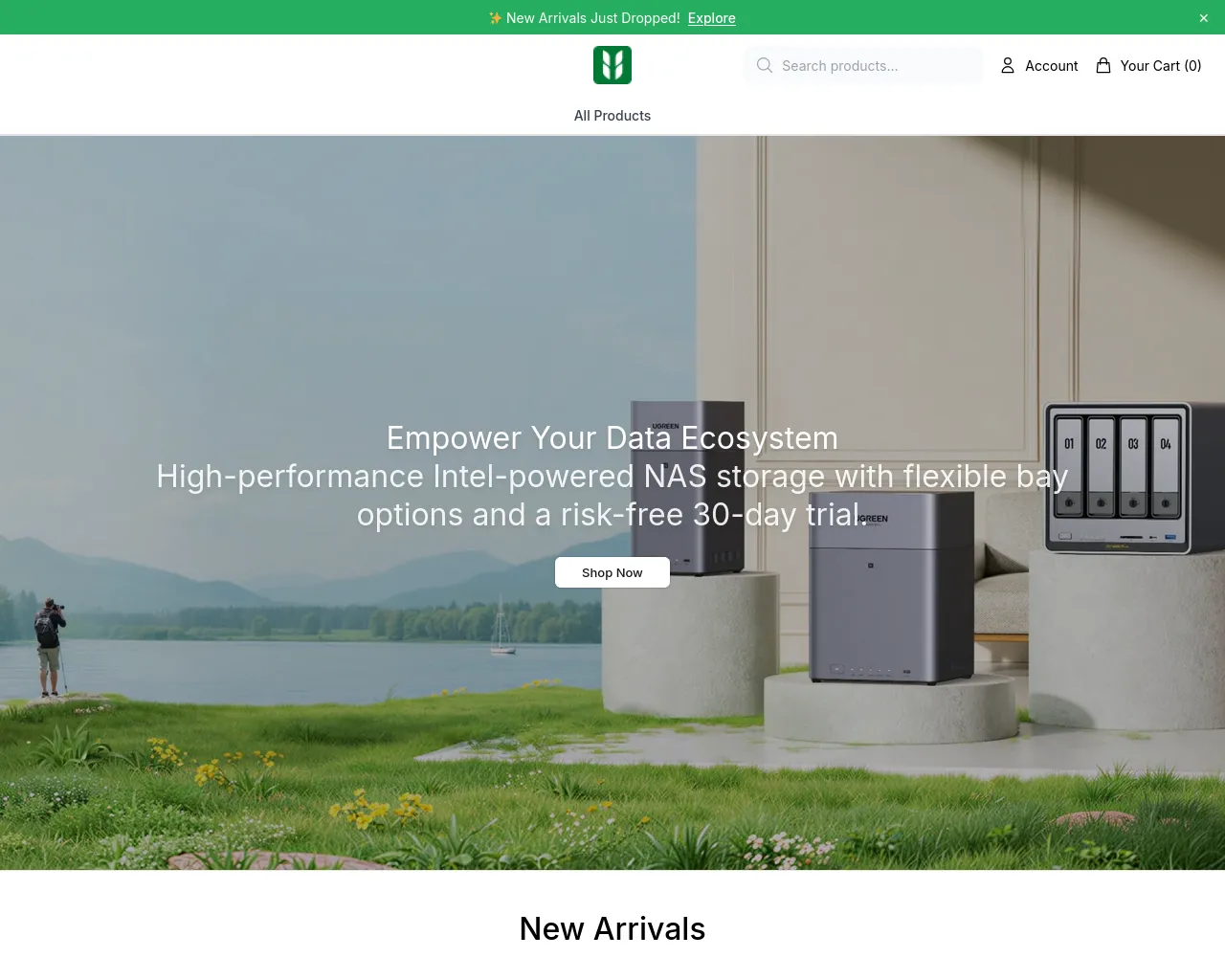 Screenshot of aetherstore.shop