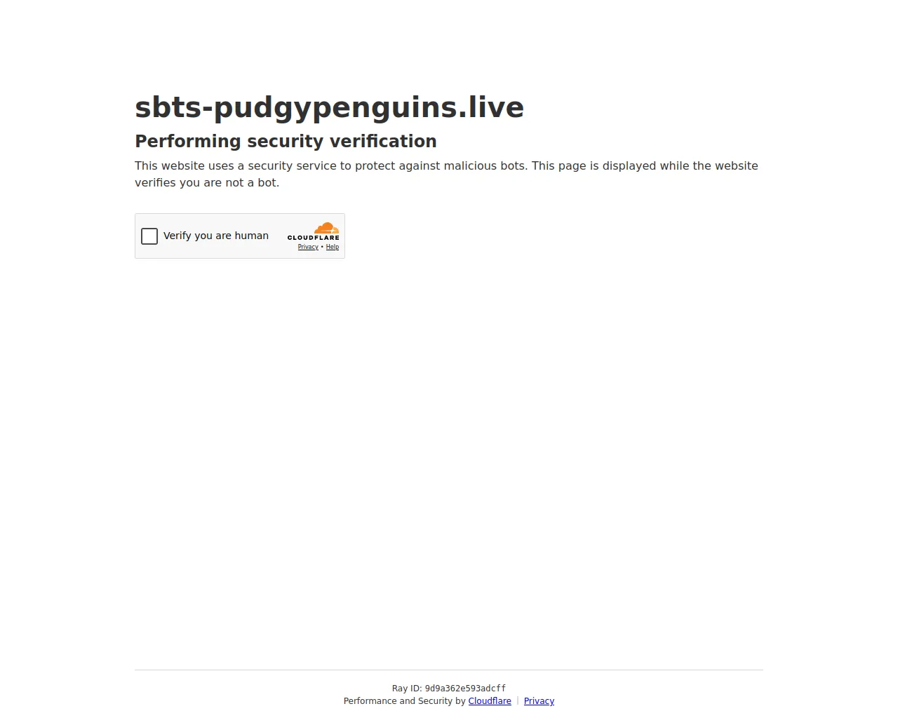 Screenshot of sbts-pudgypenguins.live
