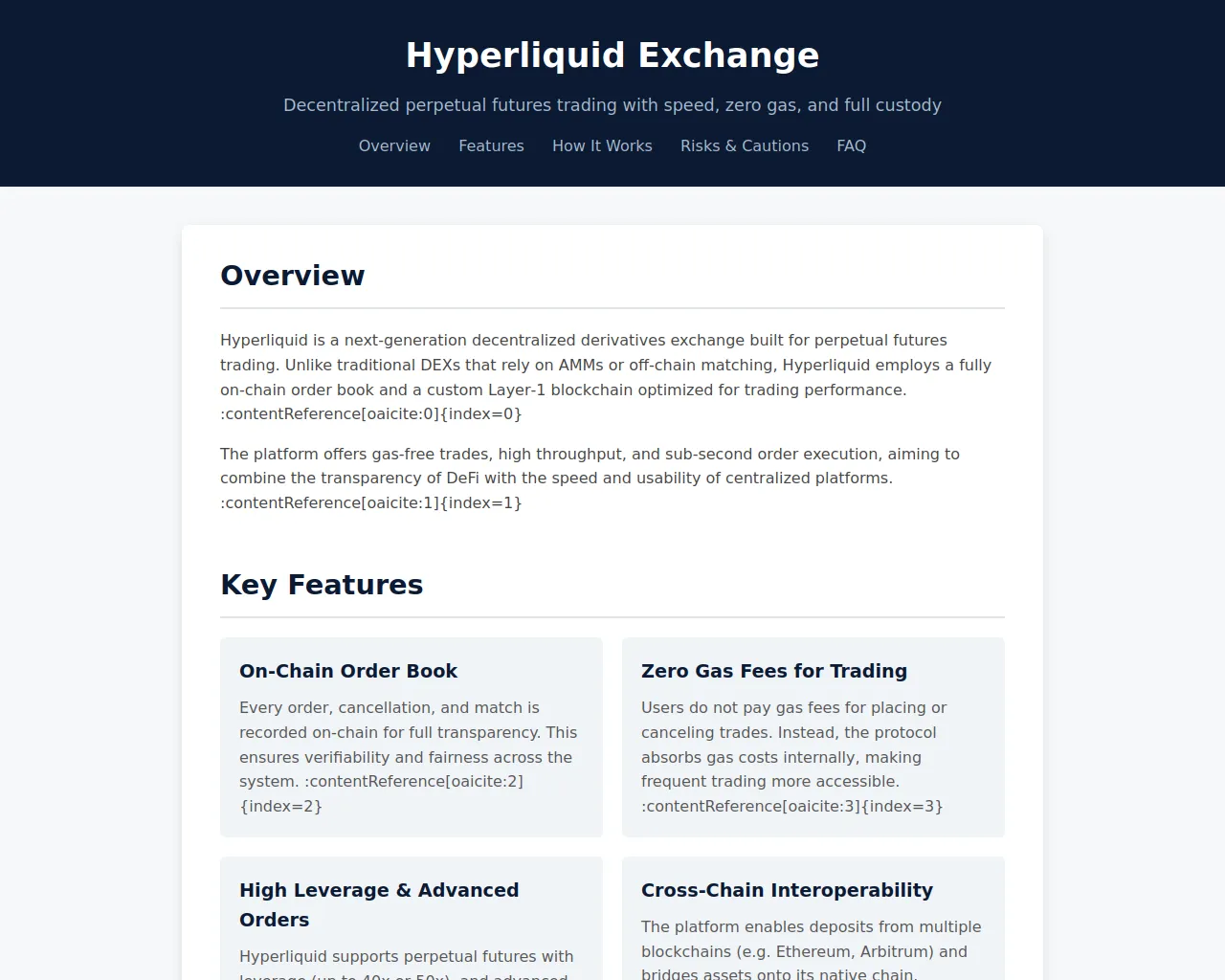 Screenshot of hyprliquid--exchange.pages.dev