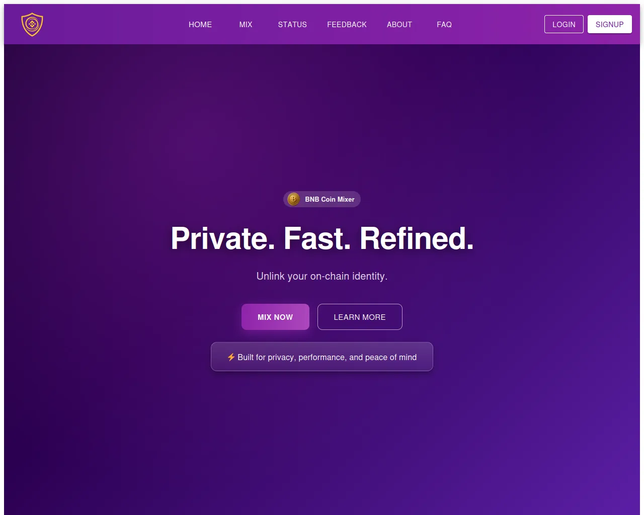 Screenshot of bnbmixers.com