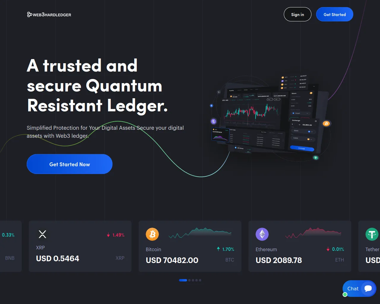 Screenshot of web3hard-ledger.com