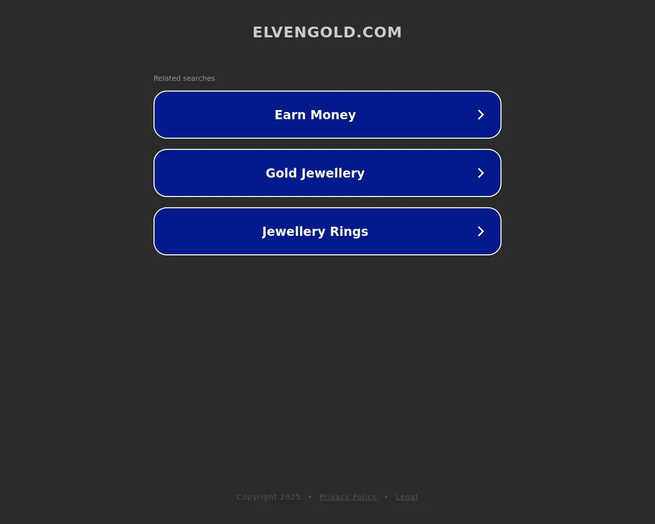 Screenshot of elvengold.com