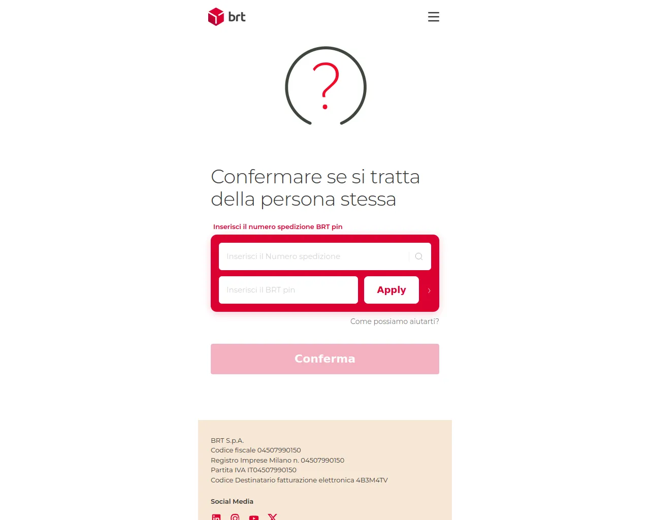 Screenshot of brt-italiane.icu