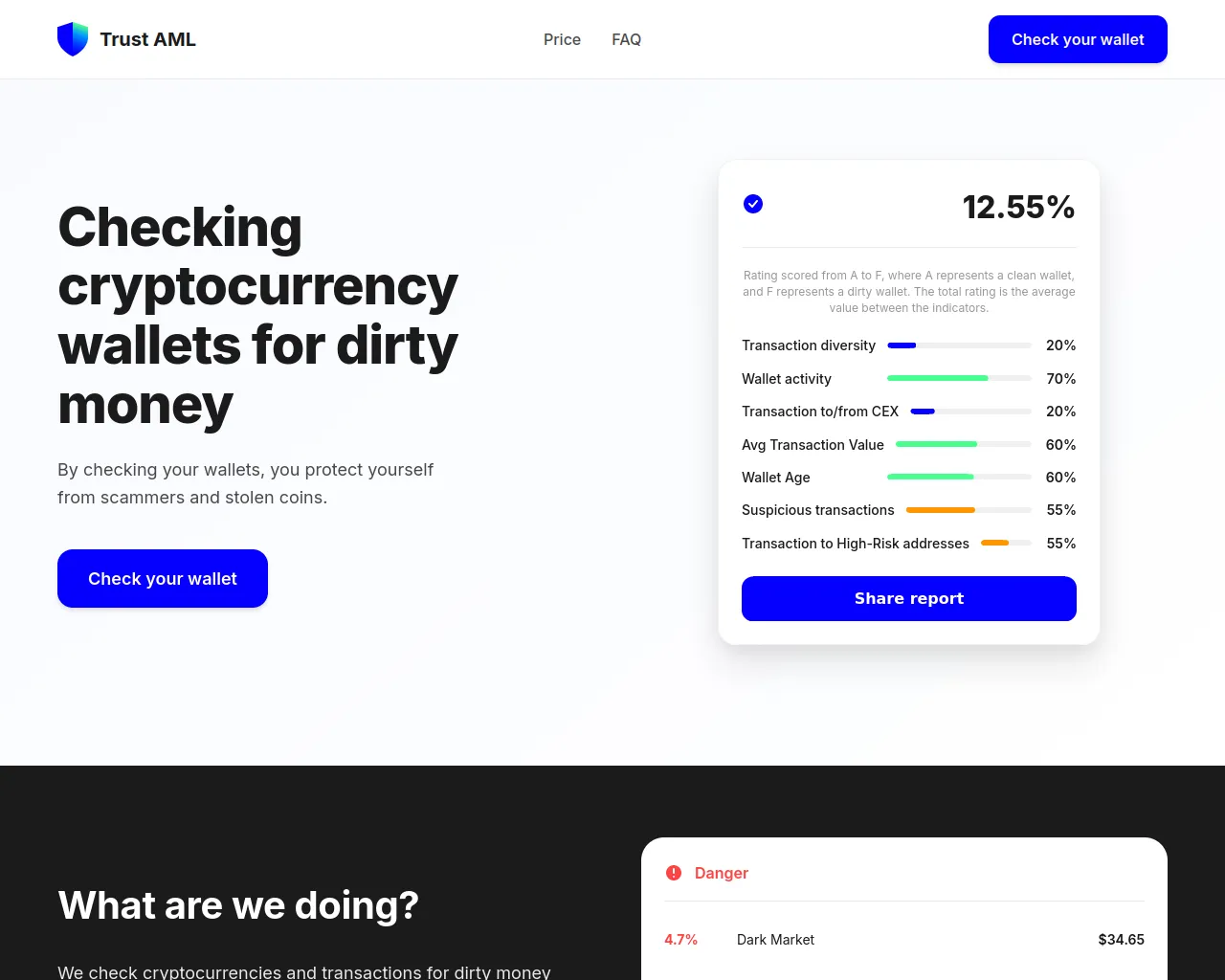 Screenshot of amlpure.com