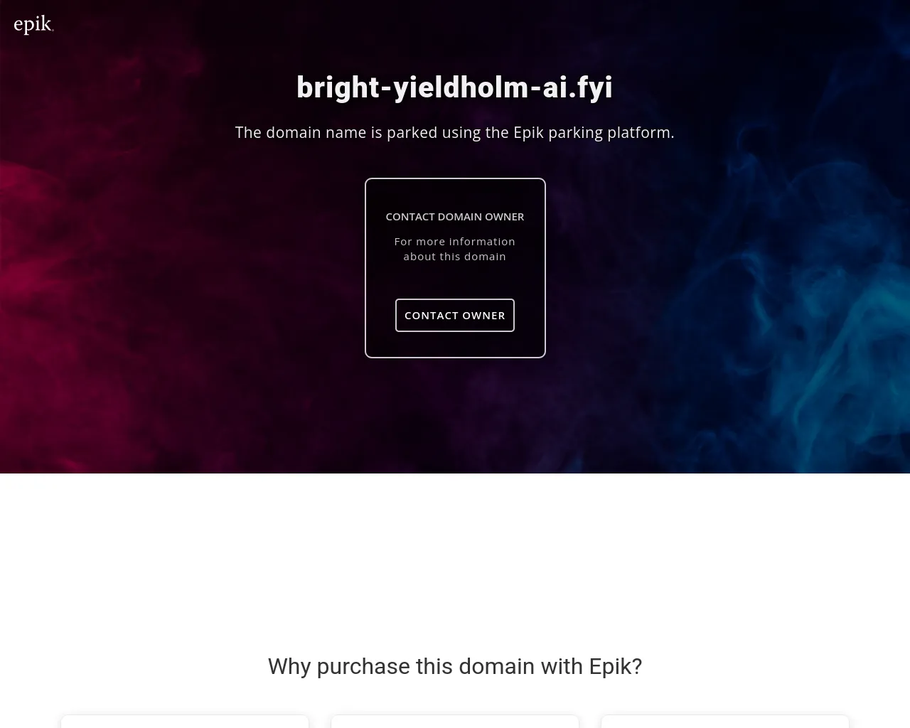 Screenshot of bright-yieldholm-ai.fyi