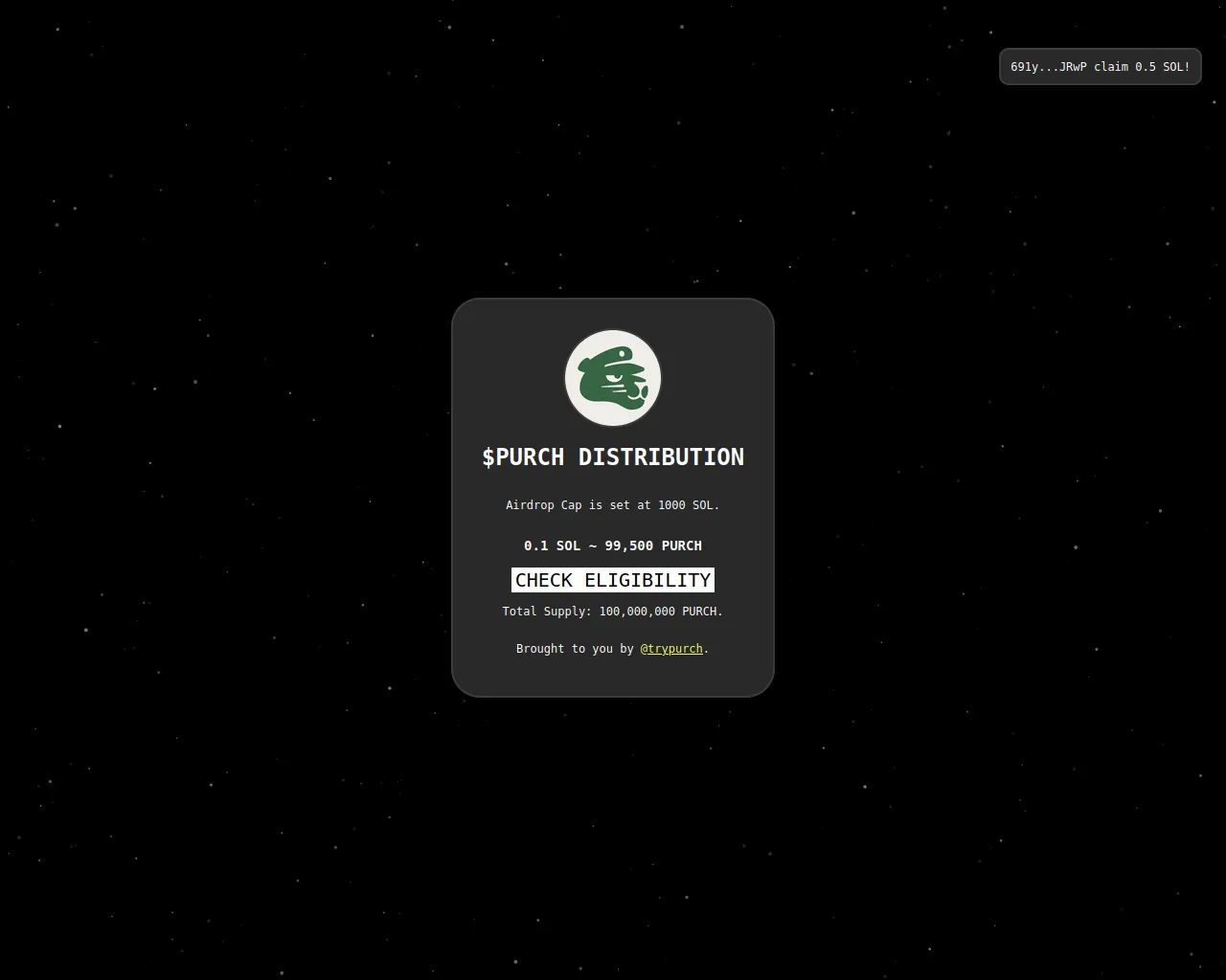 Screenshot of purchs-allocation.xyz