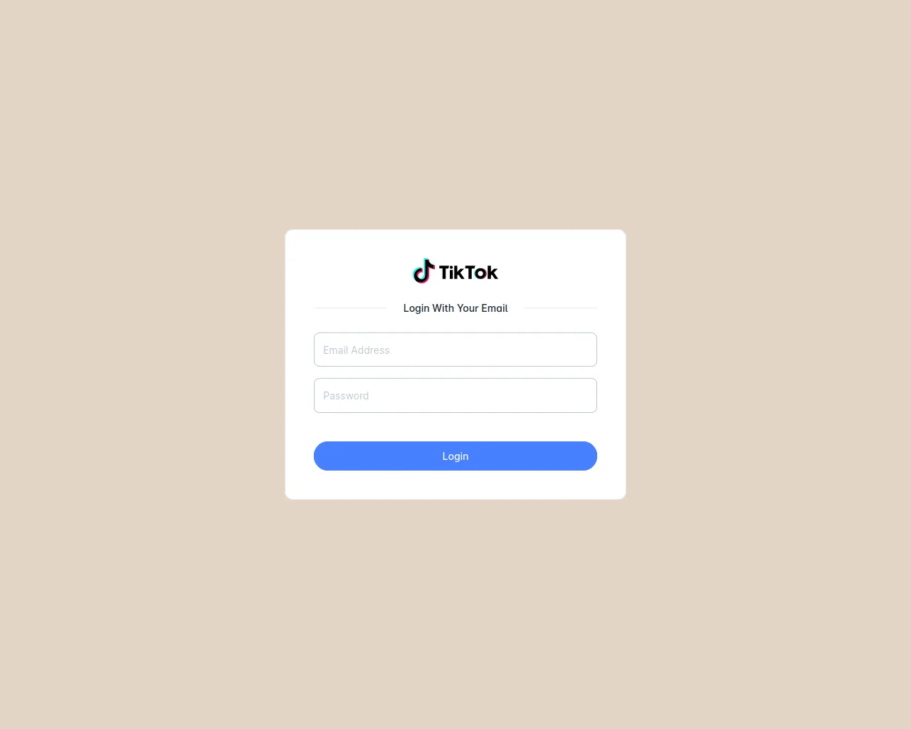 Screenshot of tiktok.tnzmedia.com