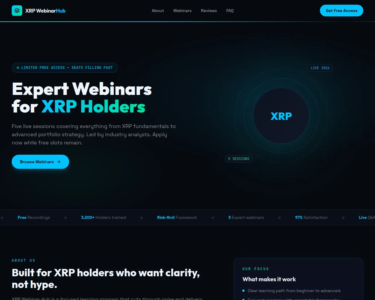 Screenshot of xrpwebseminarnz.com