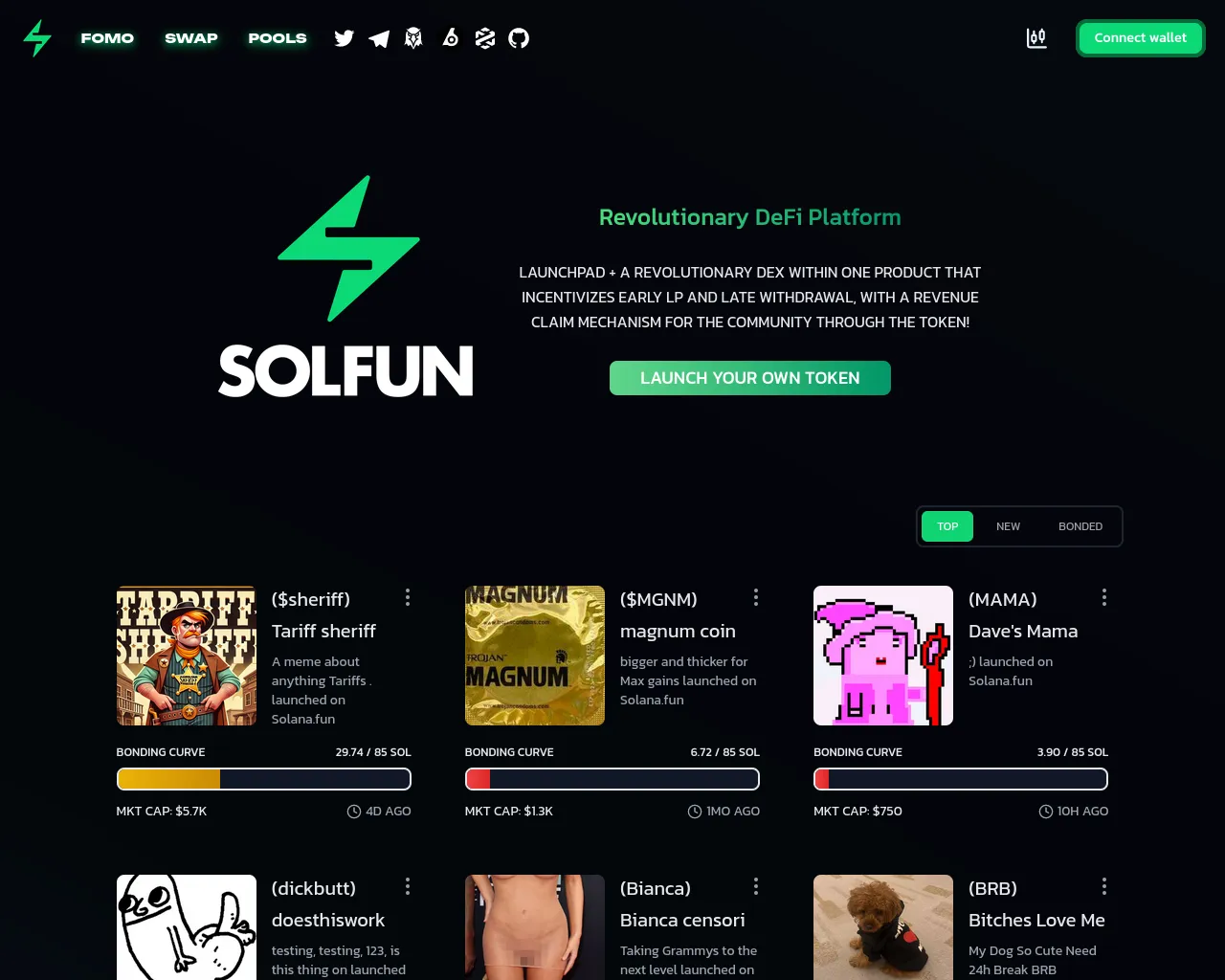 Screenshot of solfunmigration.com