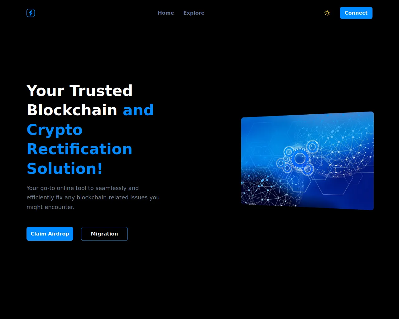 Screenshot of mysol-claim.xyz