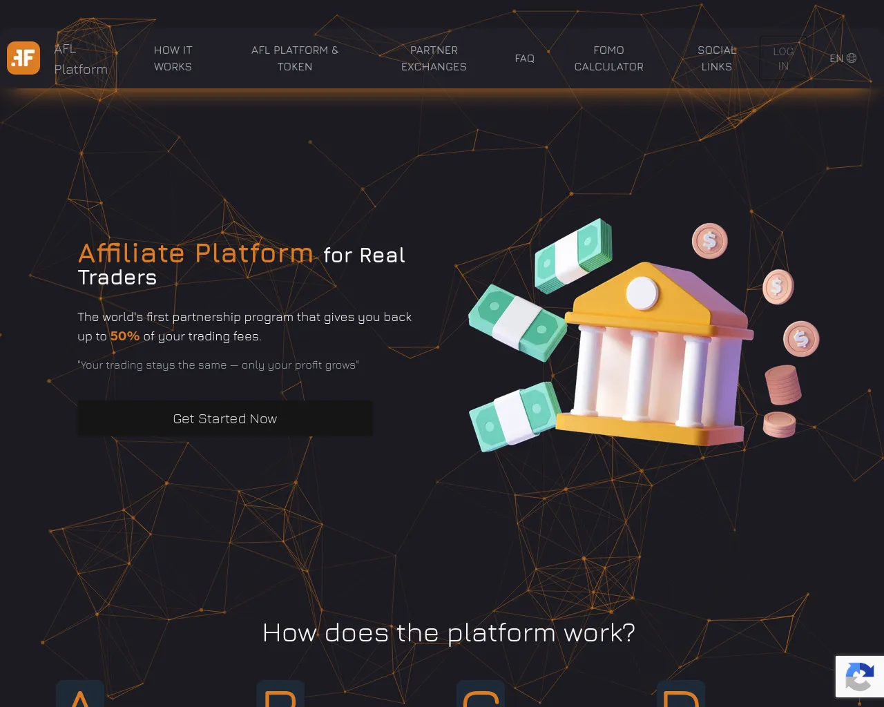 Screenshot of login.affiliate-token.com