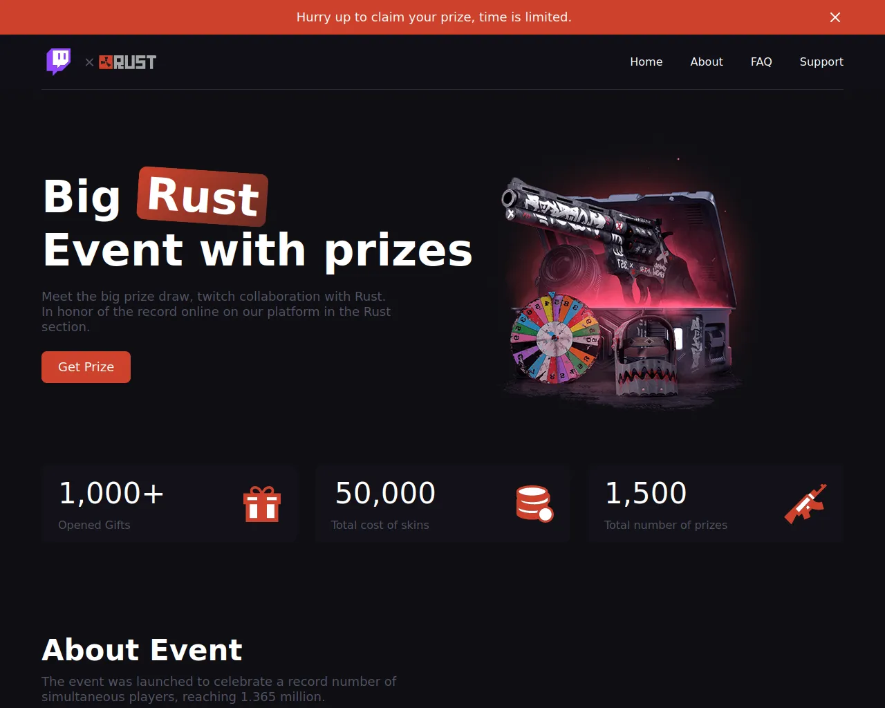 Screenshot of twitchdrops.top