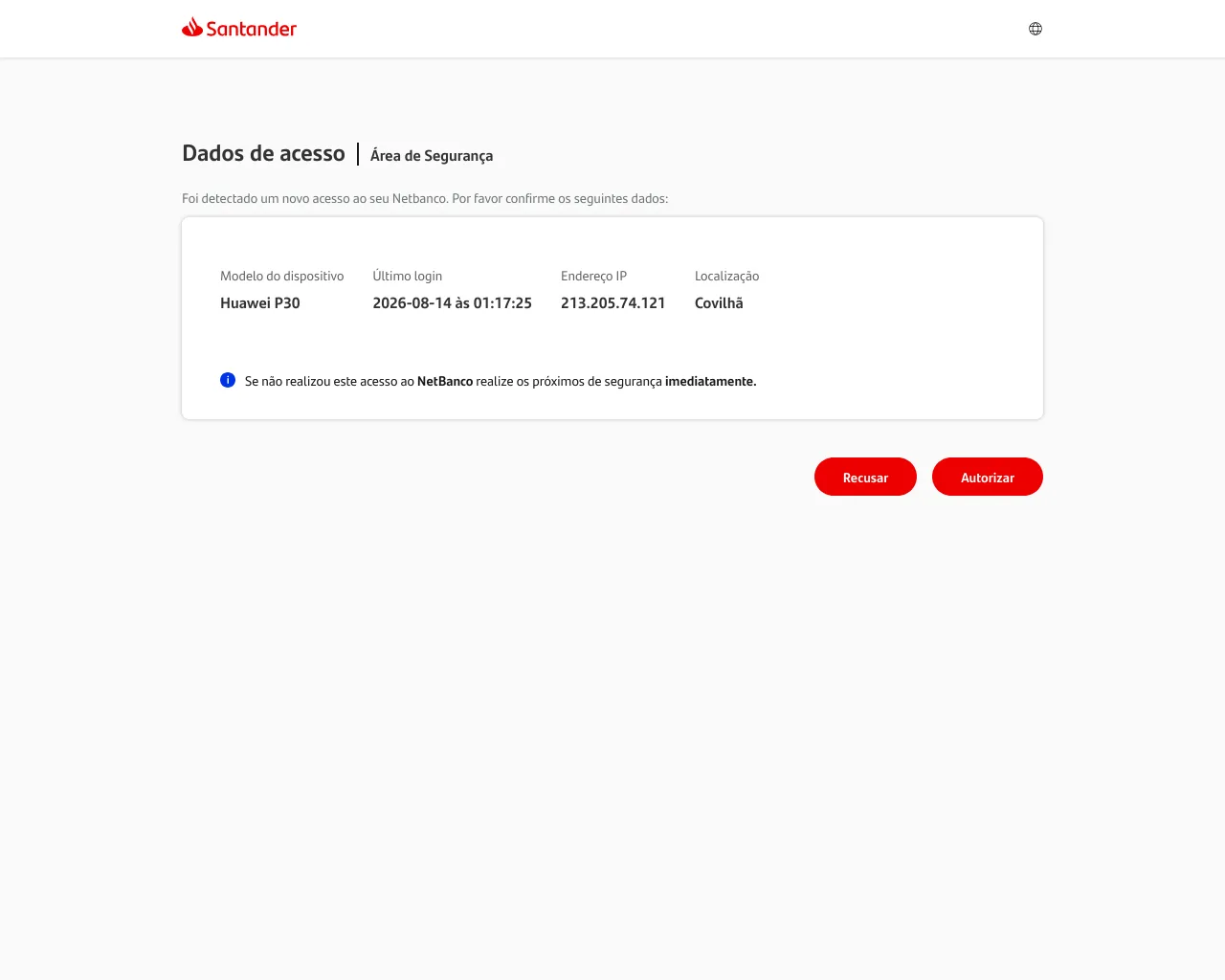 Screenshot of santander.pt-atendimento.com