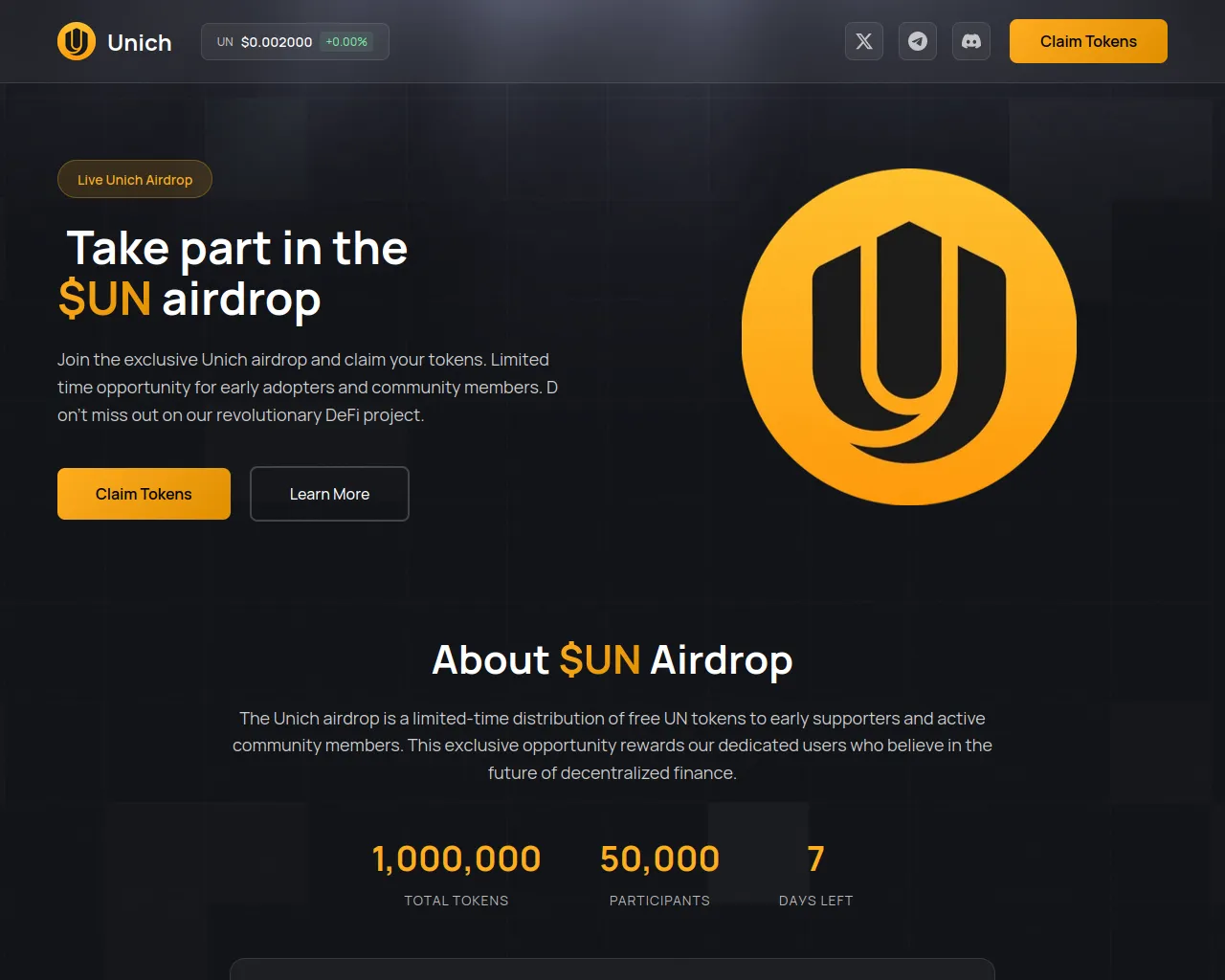 Screenshot of unich-gateway.click