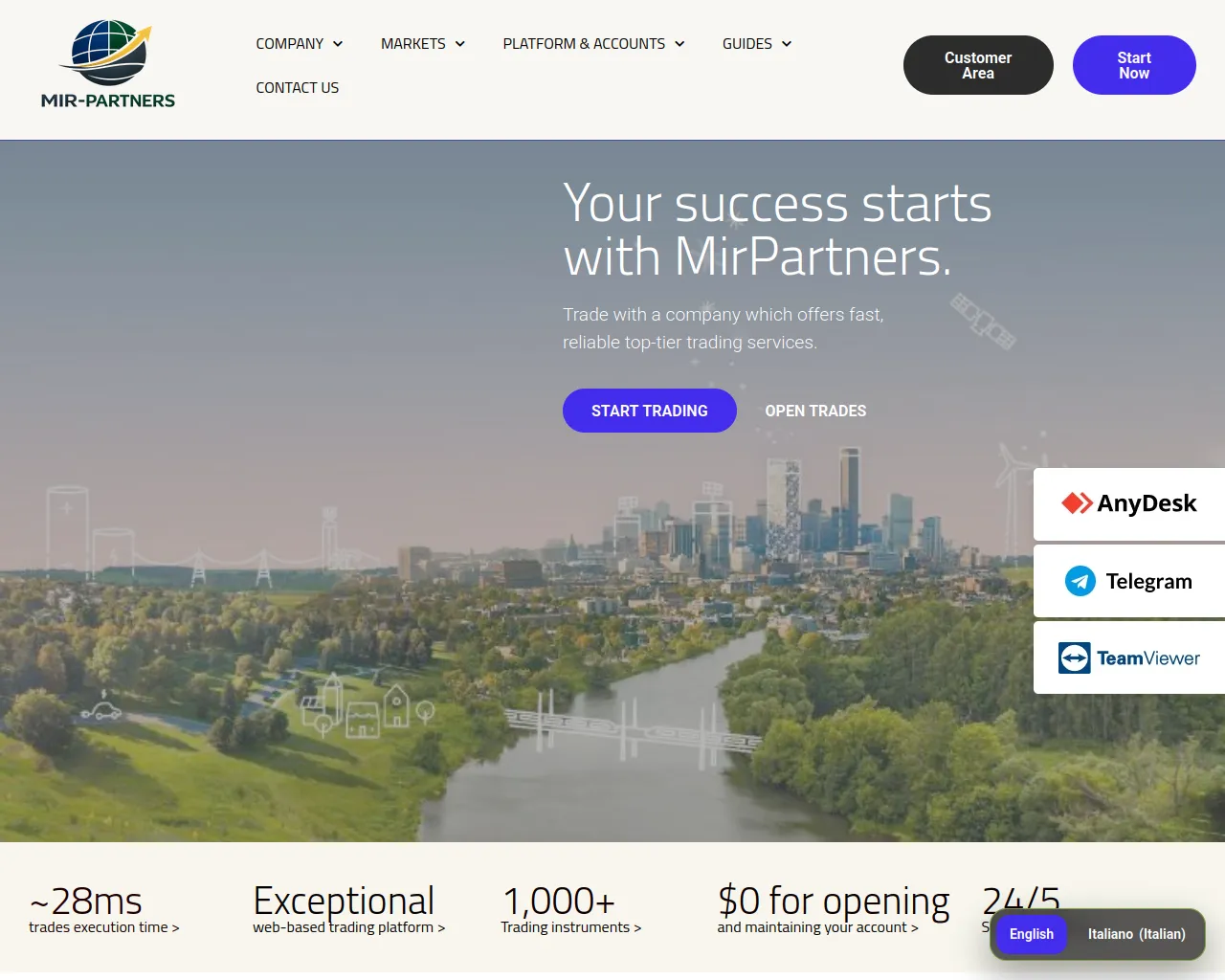 Screenshot of mir-partners.io