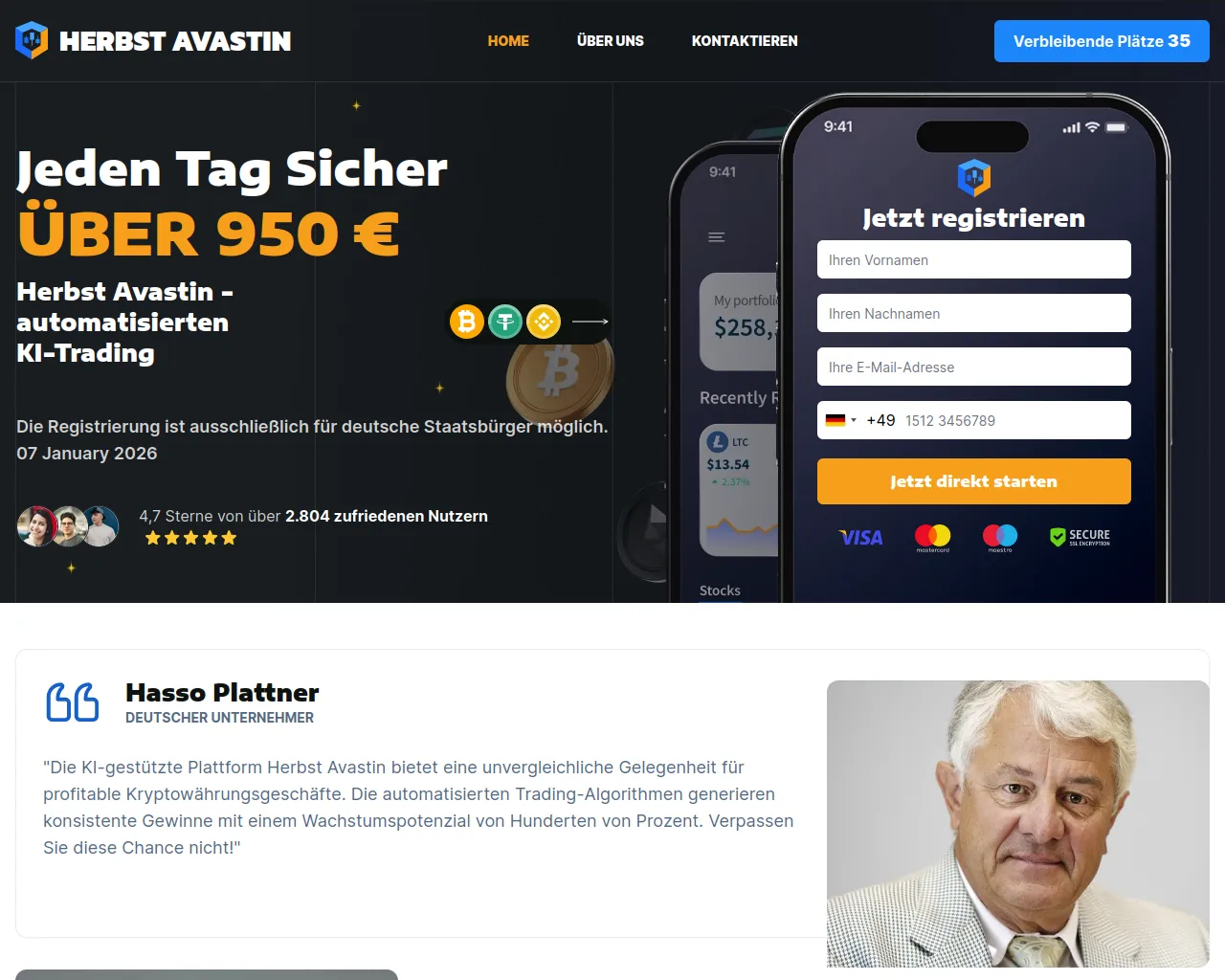 Screenshot of herbstavastin.com