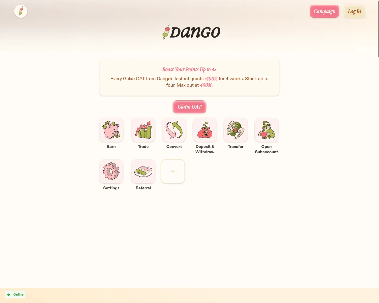 Screenshot of live-dango.icu