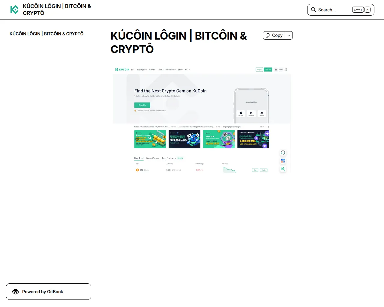 Screenshot of kucoin-loging.gitbook.io