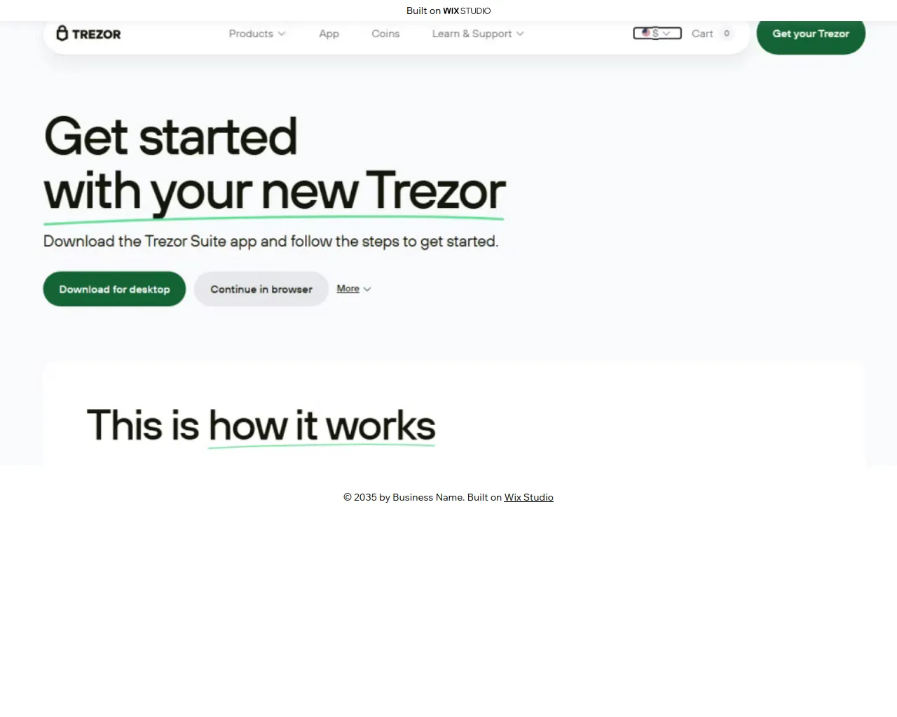 Screenshot of bridges-install.wixstudio.com