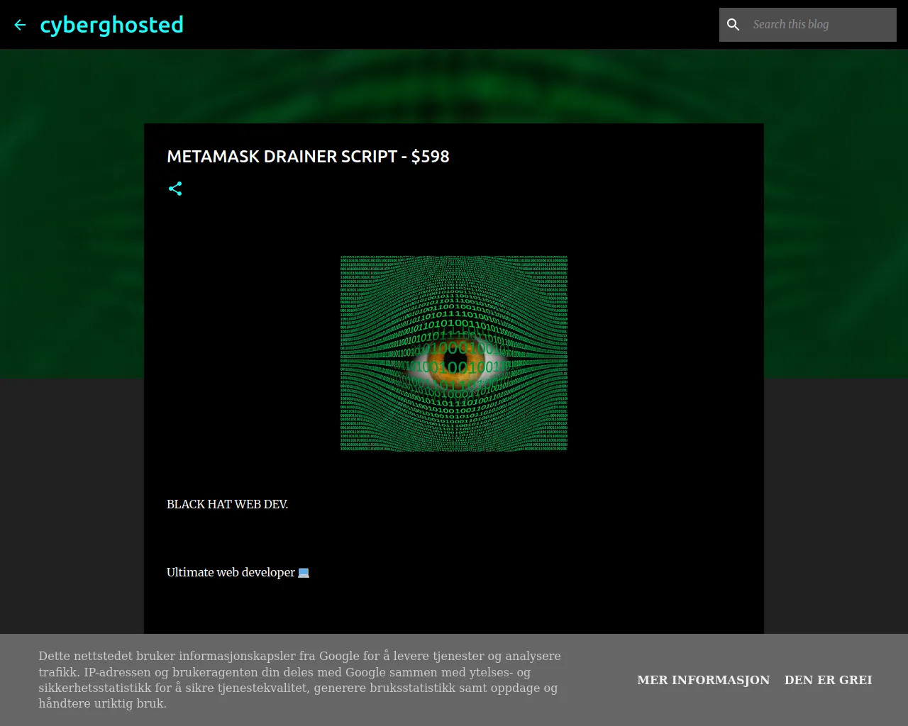 Screenshot of cyber-ghosted.blogspot.com