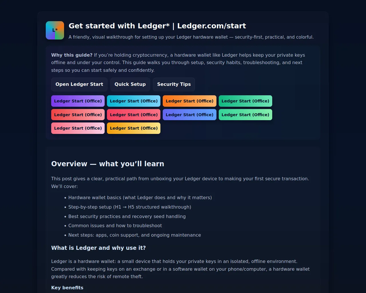 Screenshot of strt-ldgr-n.pages.dev