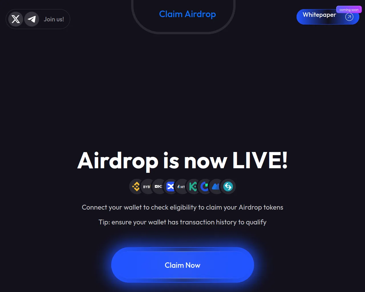 Screenshot of airdropsclaim-portal.pages.dev
