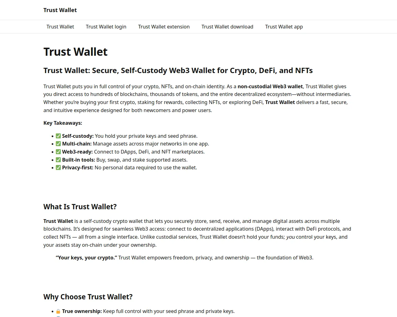 Screenshot of app-trustwallet.to