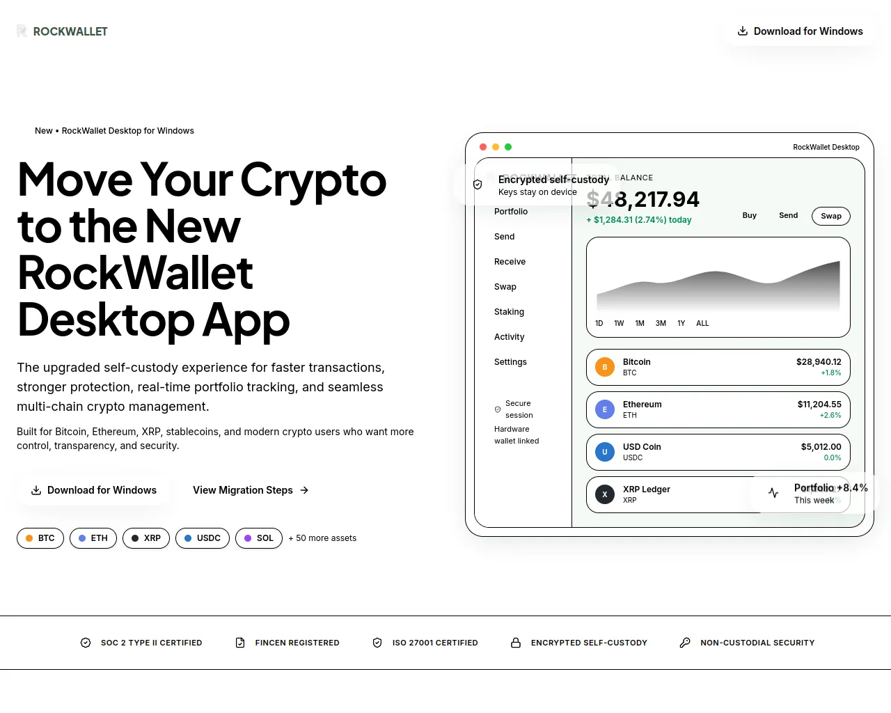 Screenshot of rockwalletpc.com