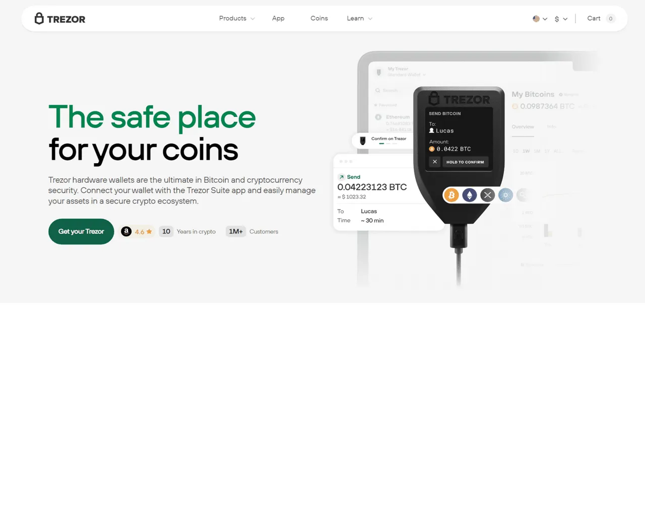Screenshot of tradherwallet.webflow.io