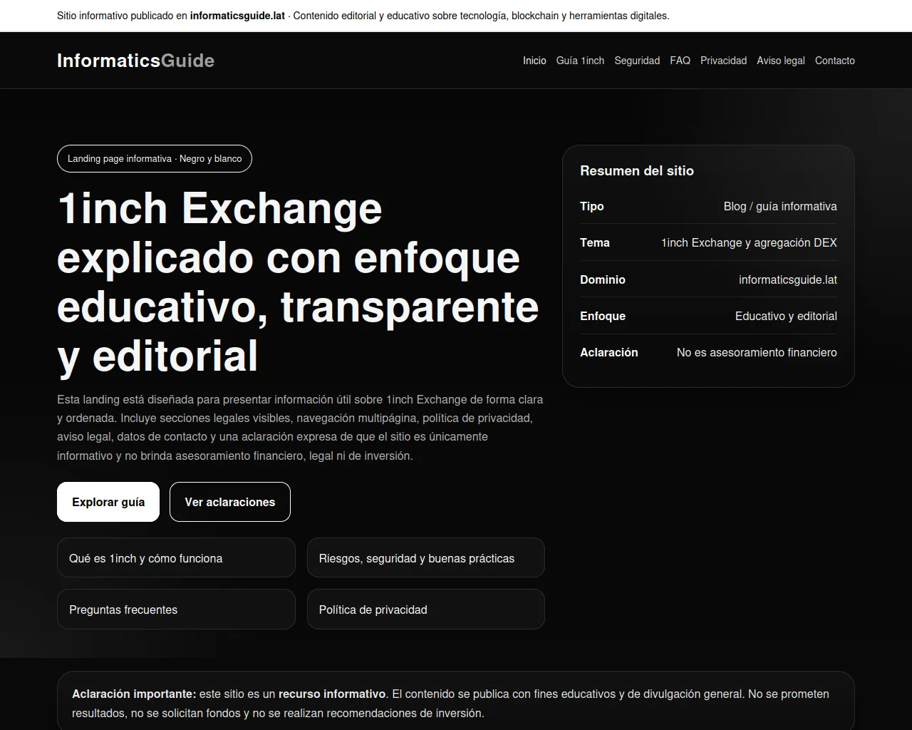 Screenshot of defiguide.lat