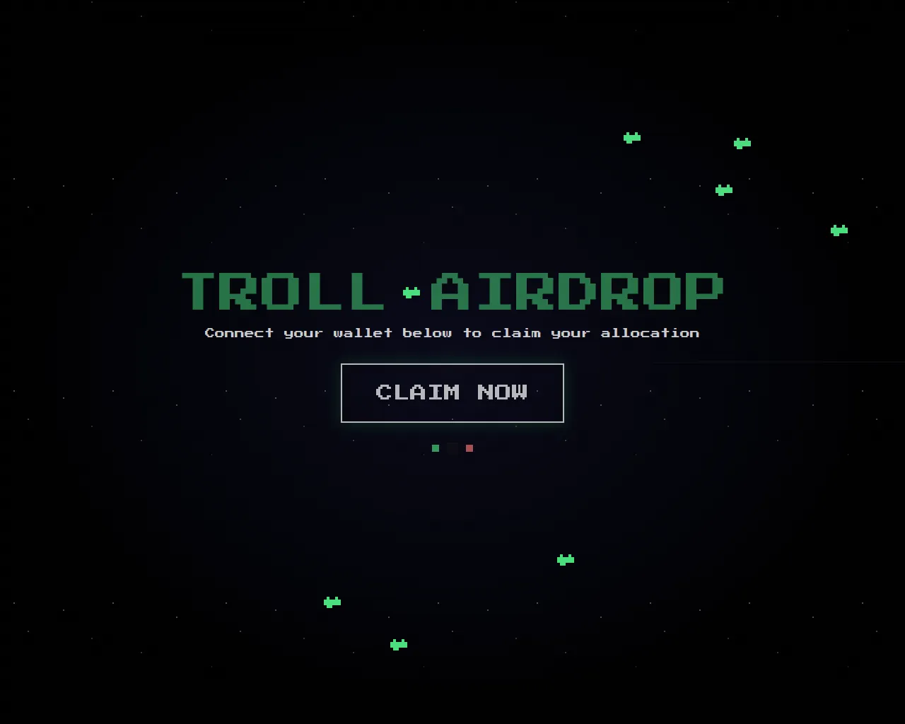 Screenshot of airdrop-trololol.io