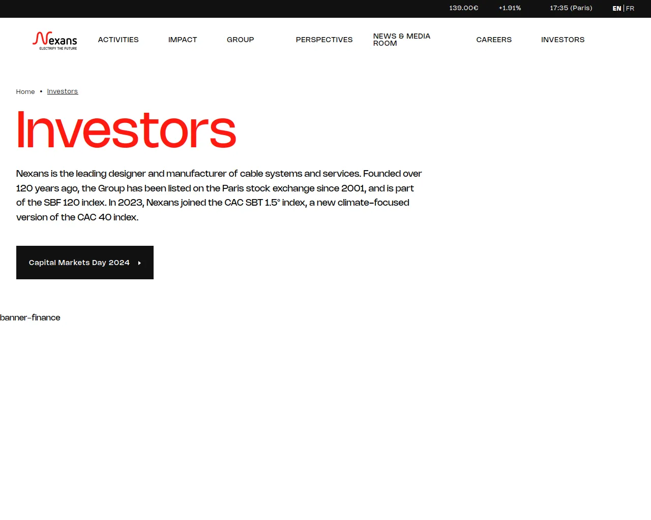 Screenshot of nexanenergies.com