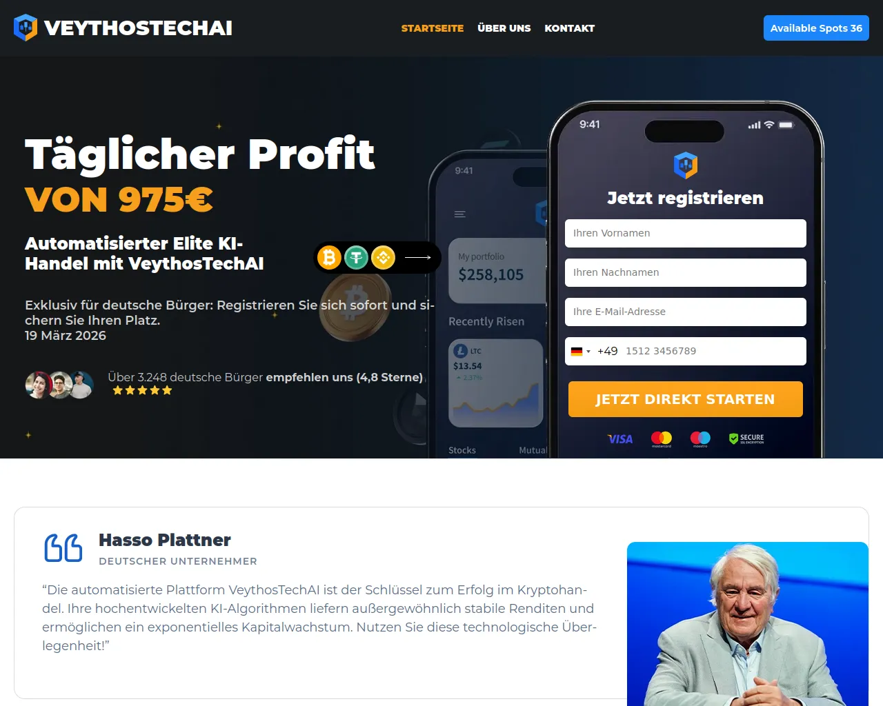 Screenshot of veythostechai.net