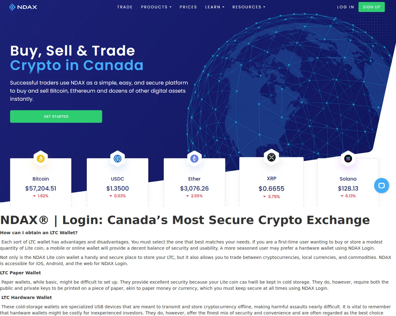 Screenshot of ndaxx.webflow.io