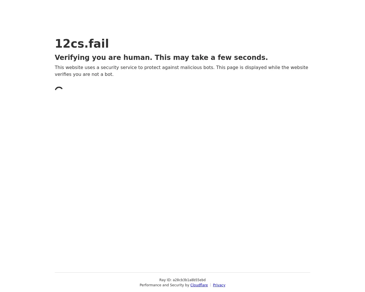 Screenshot of csfail.net
