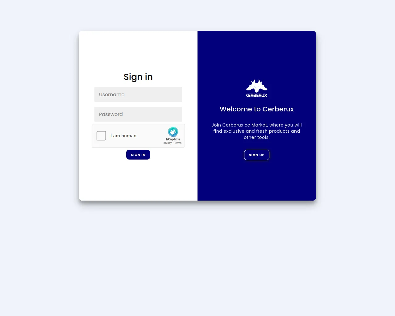 Screenshot of cerberux-club.to