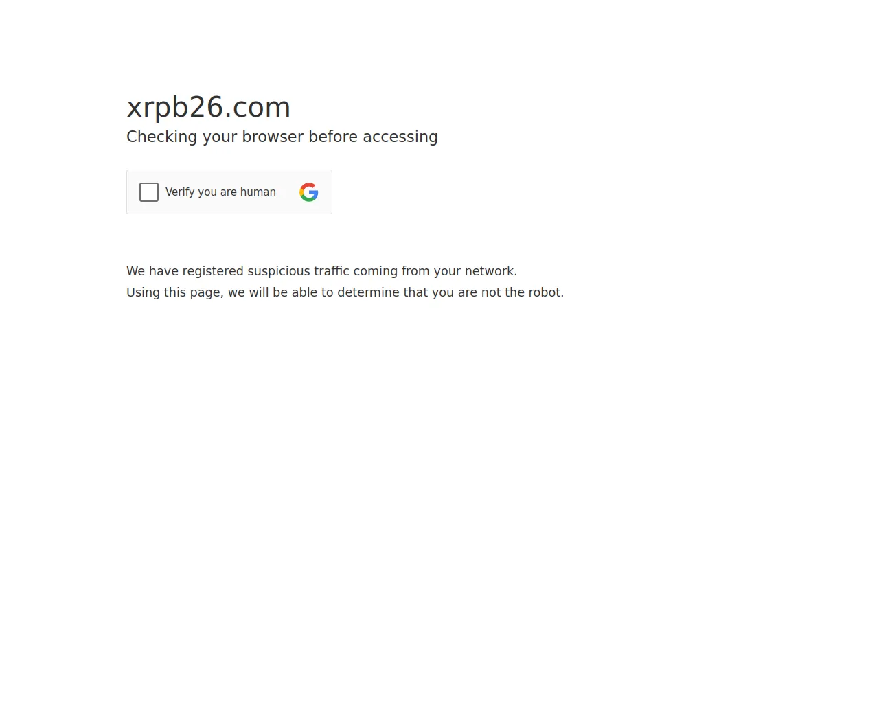 Screenshot of xrpb26.com
