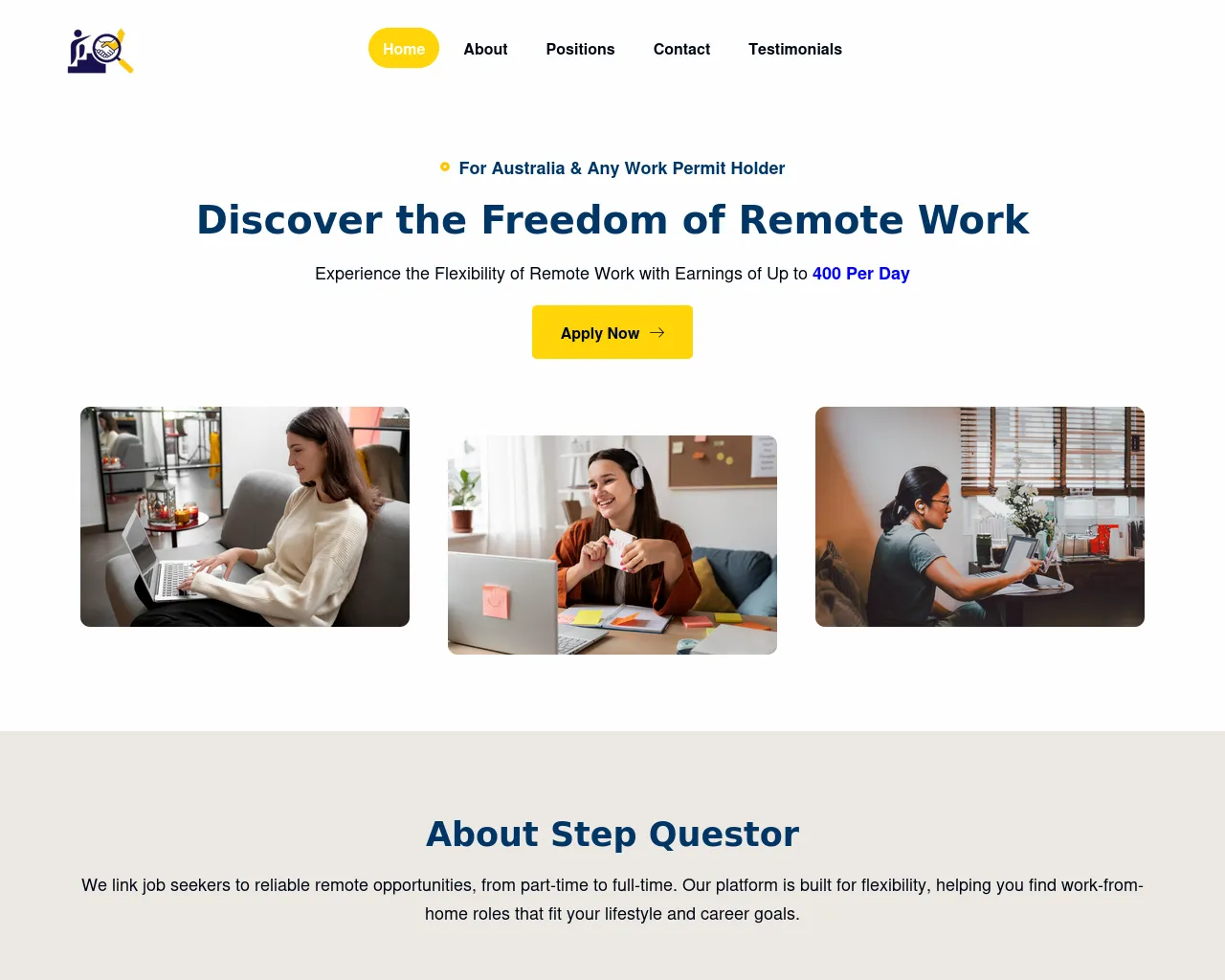 Screenshot of flexcareerhub.com