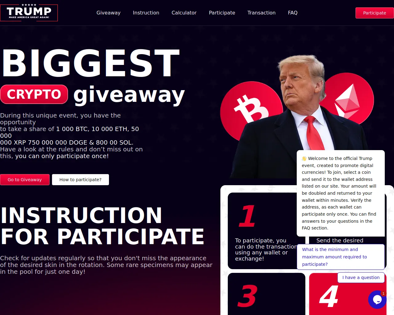 Screenshot of trumpdaily.us