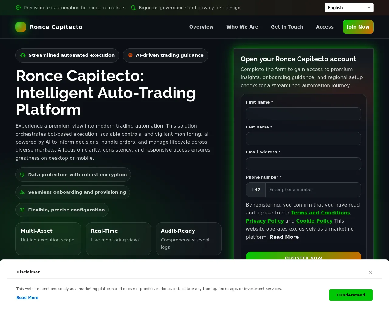 Screenshot of roncecapitecto.digital