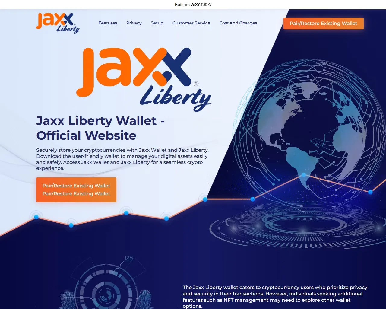 Screenshot of io-jaxx-liberty.wixstudio.com