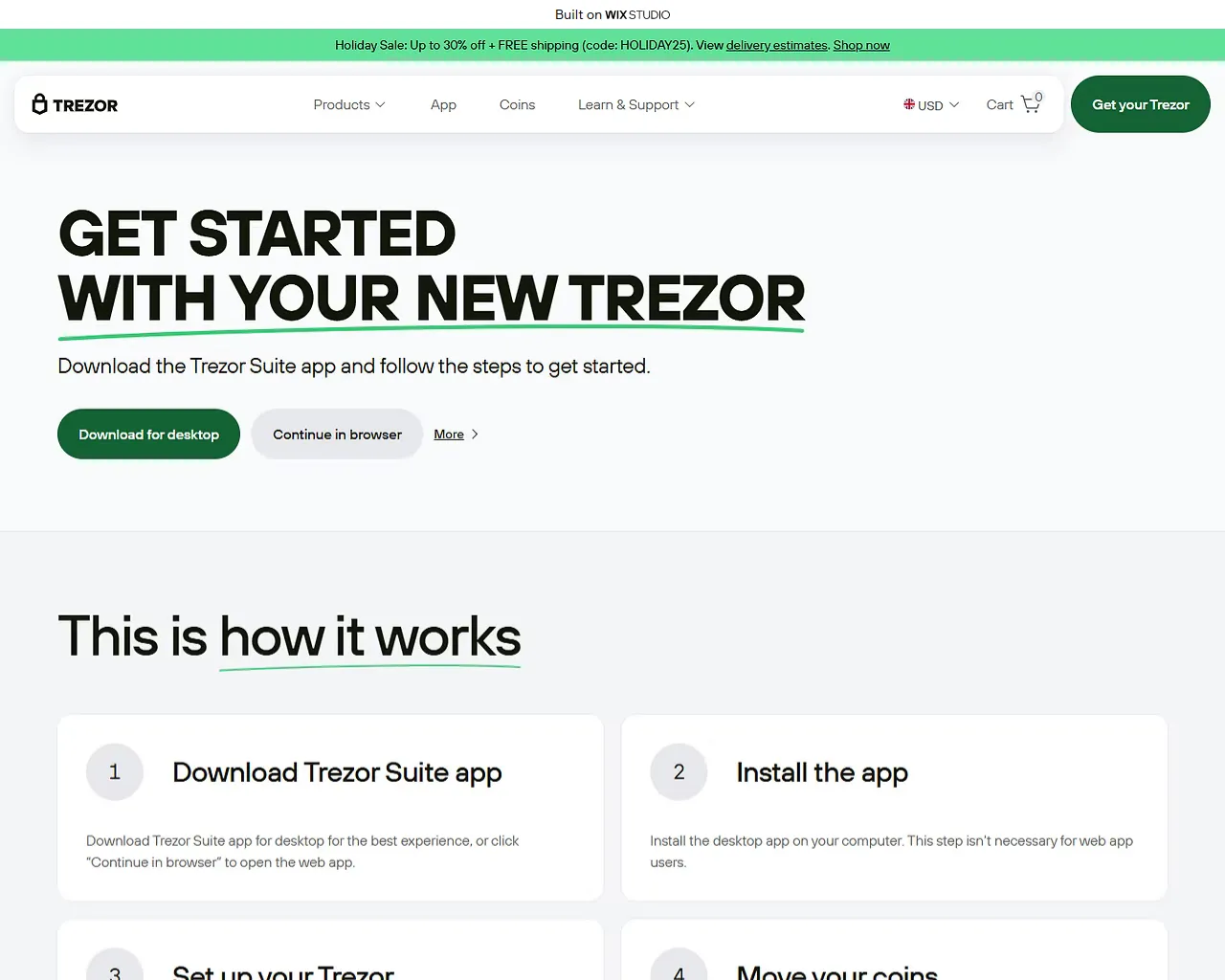 Screenshot of suitesapp-trexo.wixstudio.com